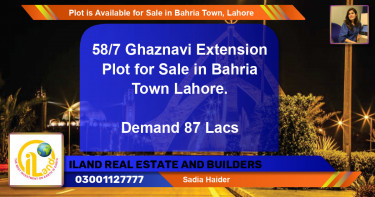 Residential Plot for Sale in Bahria Town, Lahore - (BP-87016)