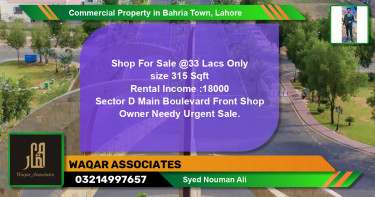 Commercial Property for Rent in Bahria Town, Lahore - (BP-87055)