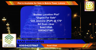 Residential Plot for Sale in Bahria Town, Lahore - (BP-87082)