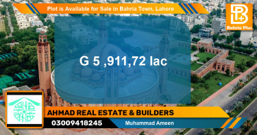 Residential Plot for Sale in Bahria Town, Lahore - (BP-87139)