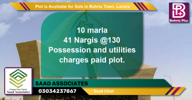 Residential Plot for Sale in Bahria Town, Lahore - (BP-87181)