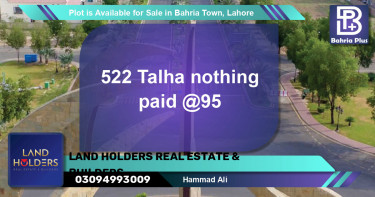 Residential Plot for Sale in Bahria Town, Lahore - (BP-87204)