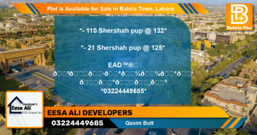Residential Plot for Sale in Bahria Town, Lahore - (BP-87225)