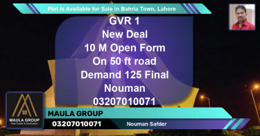 Residential Plot for Sale in Bahria Town, Lahore - (BP-87236)