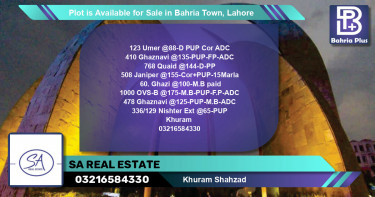 Residential Plot for Sale in Bahria Town, Lahore - (BP-87251)