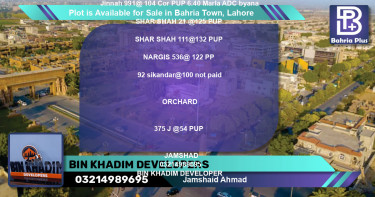 Residential Plot for Sale in Bahria Town, Lahore - (BP-87258)