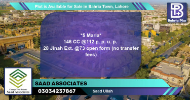 Residential Plot for Sale in Bahria Town, Lahore - (BP-87268)