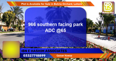 Residential Plot for Sale in Bahria Orchard, Lahore - (BP-87275)