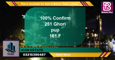 Residential Plot for Sale in Bahria Town, Lahore - (BP-87283)