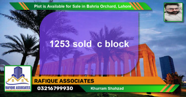 Residential Plot for Sale in Phase 2 - C Block -  Bahria Orchard, Lahore - (BP-87312)