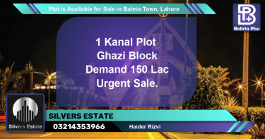 Residential Plot for Sale in Bahria Town, Lahore - (BP-87332)