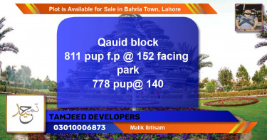 Residential Plot for Sale in Bahria Town, Lahore - (BP-87346)