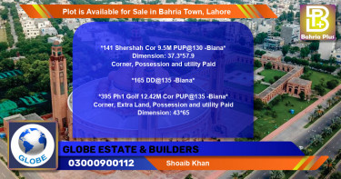 Residential Plot for Sale in Bahria Town, Lahore - (BP-87407)