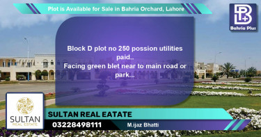 Residential Plot for Sale in Bahria Orchard, Lahore - (BP-87413)
