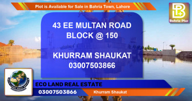 Residential Plot for Sale in Bahria Town, Lahore - (BP-87418)