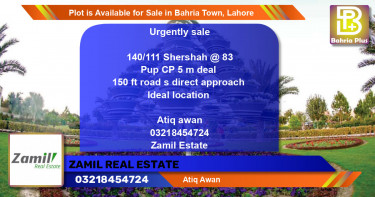 Residential Plot for Sale in Bahria Town, Lahore - (BP-87424)