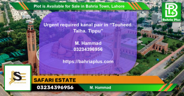 Residential Plot for Sale in Bahria Town, Lahore - (BP-87486)