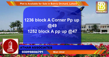 Residential Plot for Sale in Bahria Orchard, Lahore - (BP-87507)