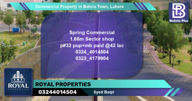 Commercial Property for Sale in Bahria Town, Lahore - (BP-87522)