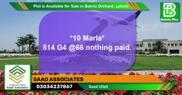 Residential Plot for Sale in Bahria Orchard, Lahore - (BP-87573)