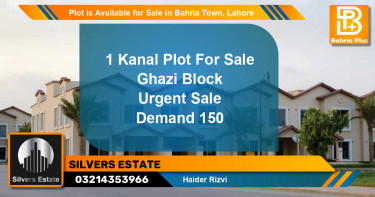 Residential Plot for Sale in Bahria Town, Lahore - (BP-87578)