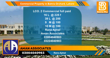 Commercial Property for Sale in Bahria Orchard, Lahore - (BP-87580)