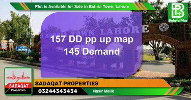 Residential Plot for Sale in Bahria Town, Lahore - (BP-87651)