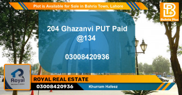 Residential Plot for Sale in Bahria Town, Lahore - (BP-87779)