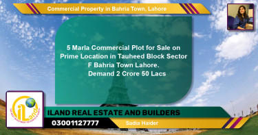 Commercial Property for Sale in Bahria Town, Lahore - (BP-87830)