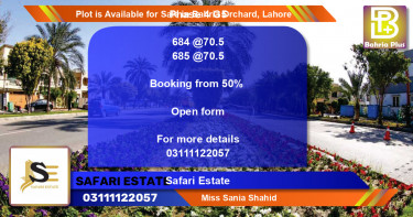 Residential Plot for Sale in Bahria Orchard, Lahore - (BP-87883)