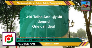 Residential Plot for Sale in Bahria Town, Lahore - (BP-87884)