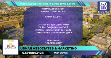 Commercial Plot for Sale in Bahria Town, Lahore - (BP-87894)
