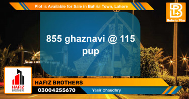 Residential Plot for Sale in Bahria Town, Lahore - (BP-87951)