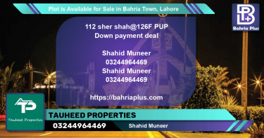 Residential Plot for Sale in Bahria Town, Lahore - (BP-87962)