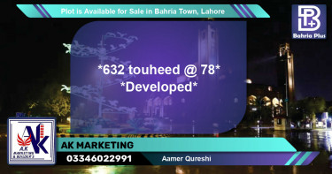Residential Plot for Sale in Bahria Town, Lahore - (BP-87975)