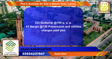 Residential Plot for Sale in Bahria Town, Lahore - (BP-87996)