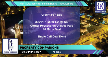 Residential Plot for Sale in Bahria Town, Lahore - (BP-88021)