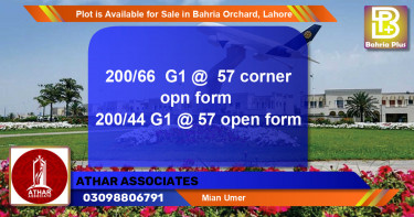 Residential Plot for Sale in Bahria Orchard, Lahore - (BP-88028)