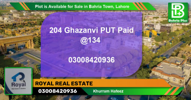 Residential Plot for Sale in Bahria Town, Lahore - (BP-88054)