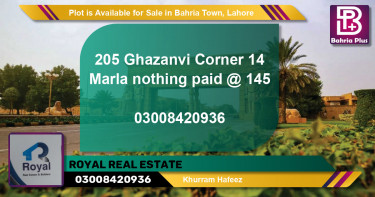 Residential Plot for Sale in Bahria Town, Lahore - (BP-88056)