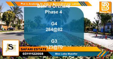 Residential Plot for Sale in Bahria Orchard, Lahore - (BP-88133)