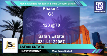 Residential Plot for Sale in Bahria Orchard, Lahore - (BP-88134)