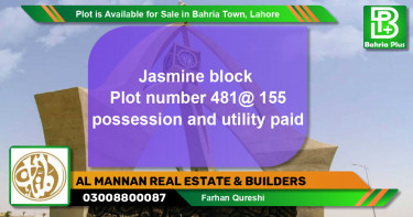 Residential Plot for Sale in Bahria Town, Lahore - (BP-88158)
