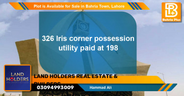 Residential Plot for Sale in Bahria Town, Lahore - (BP-88193)
