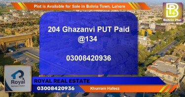 Residential Plot for Sale in Bahria Town, Lahore - (BP-88213)