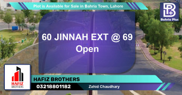 Residential Plot for Sale in Bahria Town, Lahore - (BP-88232)