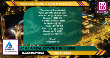 Commercial Property for Sale in Bahria Town, Lahore - (BP-88256)