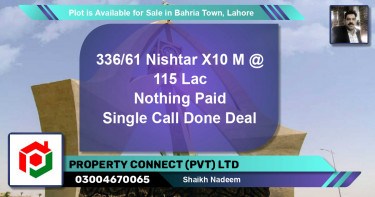 Residential Plot for Sale in Bahria Town, Lahore - (BP-88296)