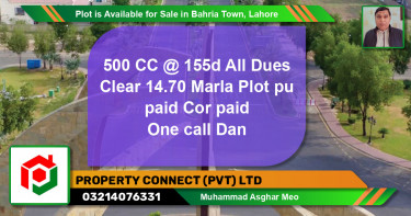 Residential Plot for Sale in Bahria Town, Lahore - (BP-88304)