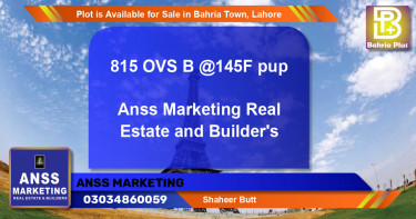 Residential Plot for Sale in Bahria Town, Lahore - (BP-88325)